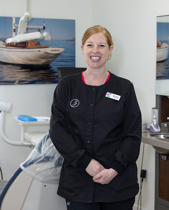 Dental hygienist Michelle