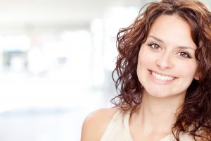 Woman with beautiful smile